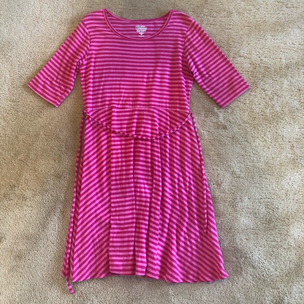 Pink striped Old Navy Dress, size S women’s